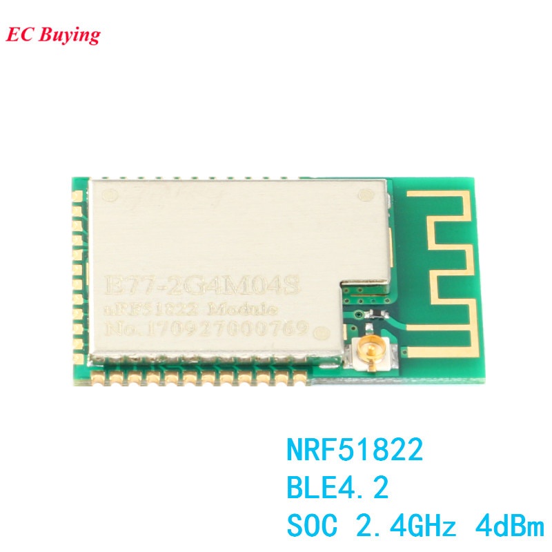 NRF51822 Wireless BLE 4.2 Module BLE4.2 SOC Development Board 2.4GHz 4dBm DIY Electronic Kit PCB