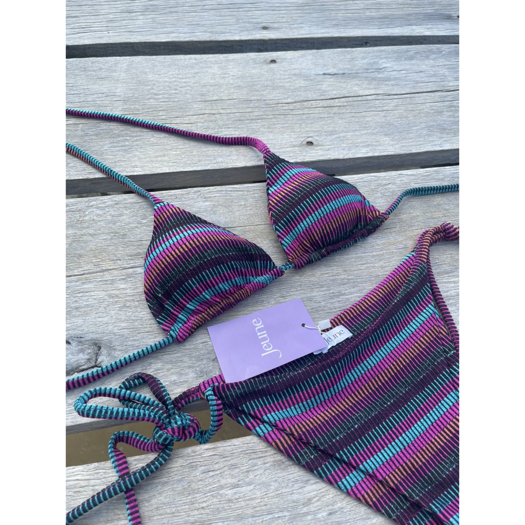 Jeune Bikini họa tiết kẻ Stripe