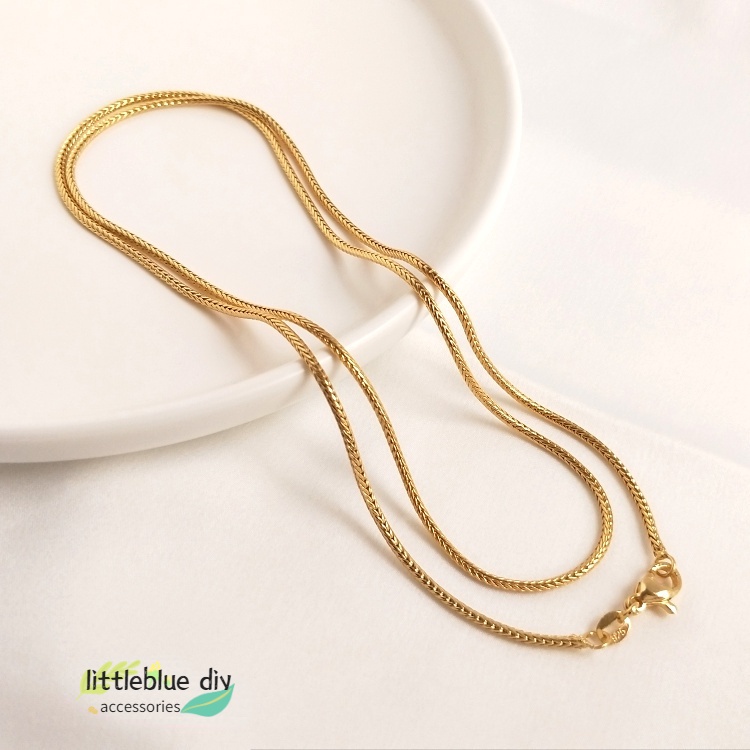 Vòng cổ Mạ Vàng 18K Dài 60cm Màu Sắc Sang Trọng