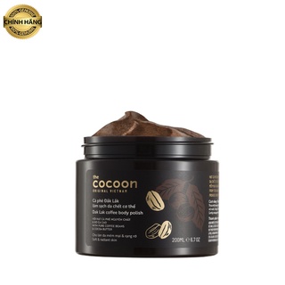 Cà phê đắk lắk làm sạch da chết cocoon 200ml