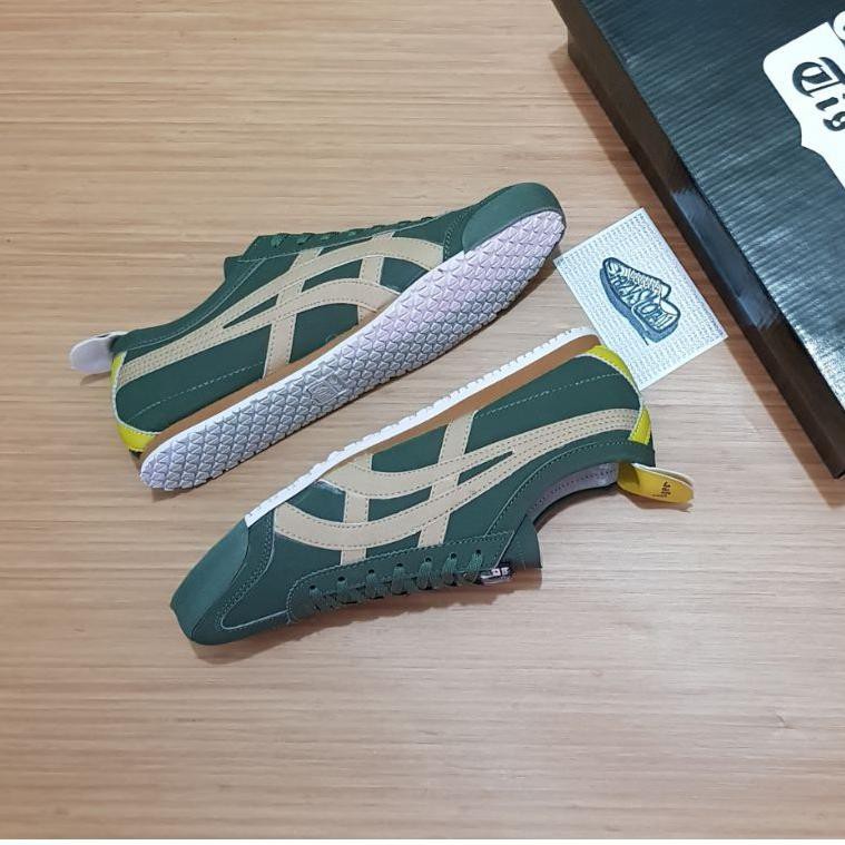 Giày Thể Thao Asics Onitsuka Tiger Mexico 66 Phong Cách Quân Đội Cá Tính Cho Nam