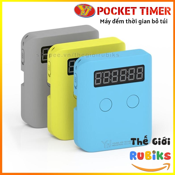 YJ Pocket Timer - Đồng Hồ Máy Đếm Thời Gian Rubik GAN 12 Maglev, GAN 12 M Leap, 11 M Pro, Duo, WRM 2021, Tornado V2 M