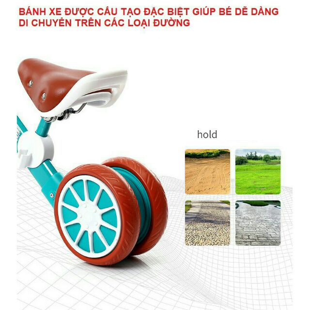 Xe đạp thăng bằng chòi chân có bàn đạp cao cấp