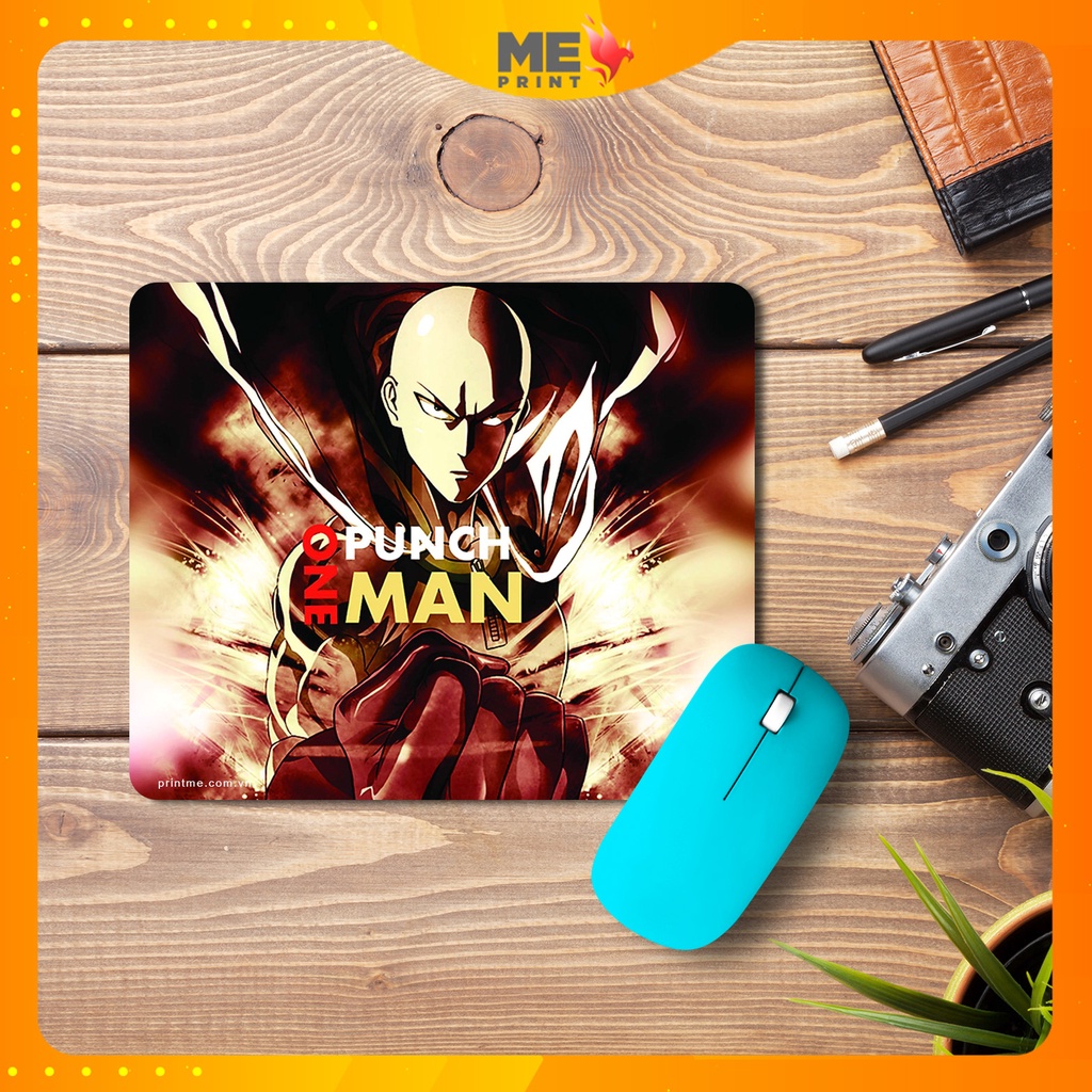 Lót chuột one punch man, pad chuột in theo yêu cầu đủ loại anime – game – manga giá rẻ PRINTME SHOP