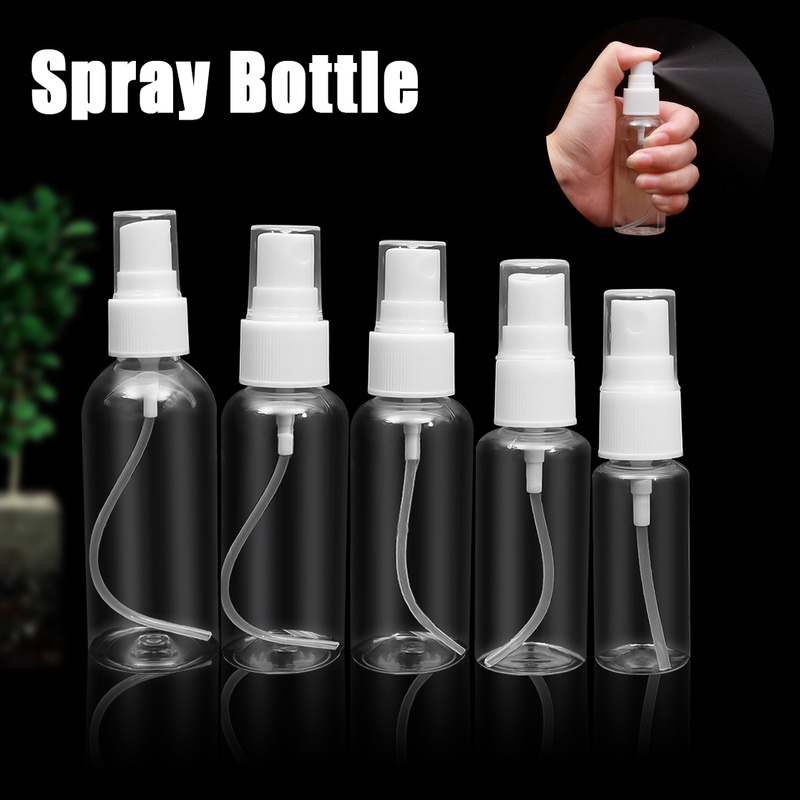 Bình Xịt Mini Bằng Nhựa Trong Suốt Có Thể Bơm Đầy Lại Đựng Nước Hoa/Tinh Dầu/Nước Hoa/Mỹ Phẩm Mang Đi Du Lịch/Trang Điểm