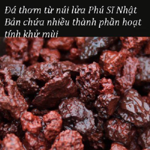 Cốc đá thơm CAO CẤP hương cà phê và nước hoa từ đá núi lửa hoạt tính khử vi khuẩn nấm gây mùi