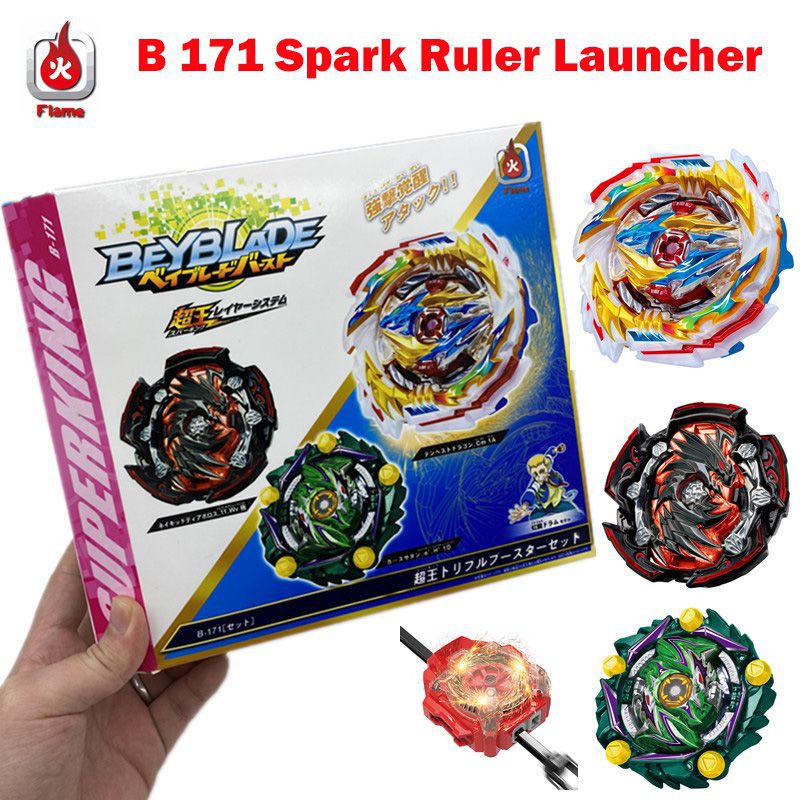Set Đồ Chơi Con Quay Beyblade Burst B-171 Superking Dragon 01 02 03