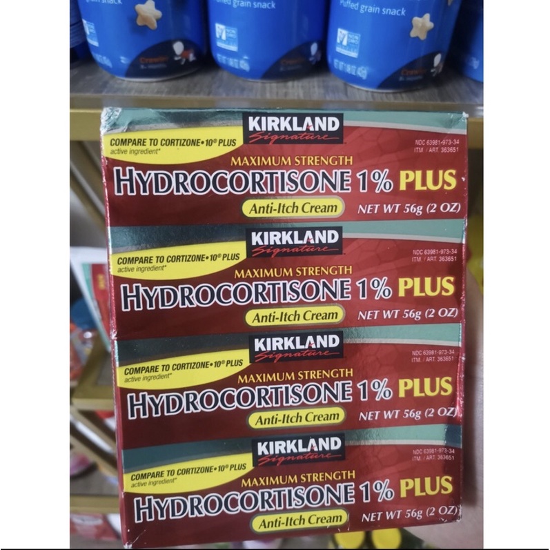 Kem bôi ngứa Kirkland Hydrocortisone 1% Plus
