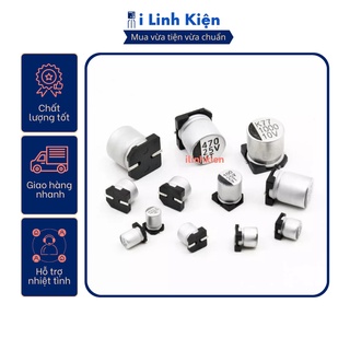 Tụ nhôm 10V 10uF-220uF