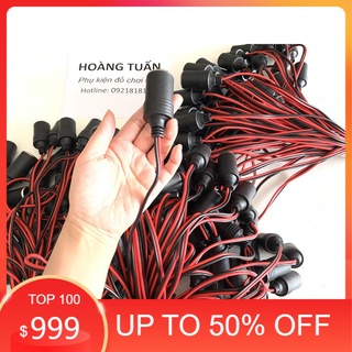 Đầu ổ Tẩu sạc đầu cái 12V 24V DC dùng để đấu chế camera cam hành trình và các thiết bị cho xe hơi ô tô loại tốt - 341