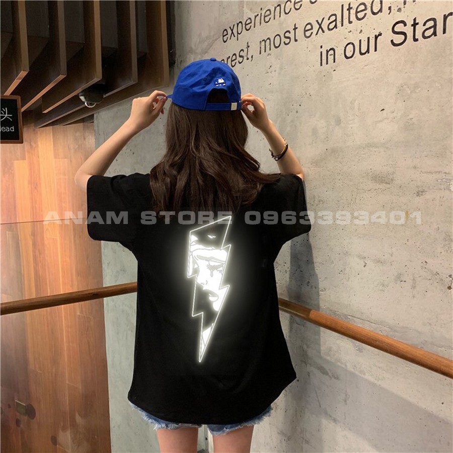 Áo thun phản quang Tay Lỡ Nam Nữ SAD