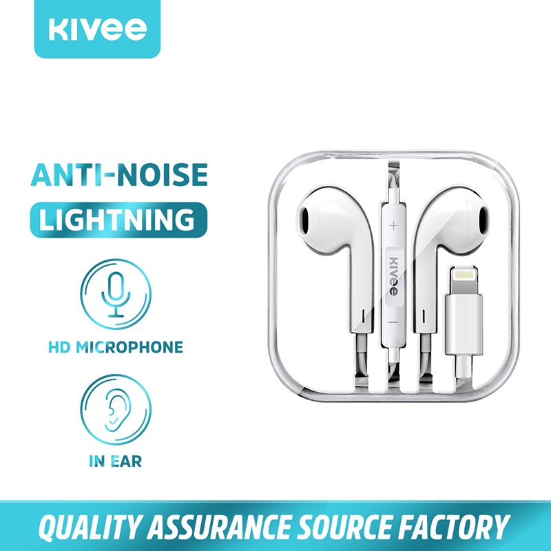 Tai nghe nhét tai Kivee-MT30 chơi game rảnh tay tích hợp micrô cho Iphone 7 Plus 8 8 Plus X XS XS Max XR