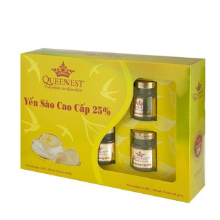 Yến sào cao cấp Queenest 25% yến
