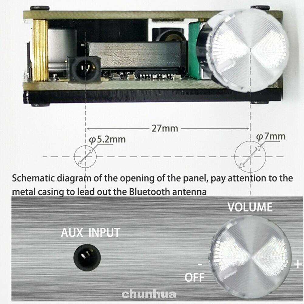 HIFI DIY Module Dual Channel Home Theater Speaker Replacement Accessories Wireless Bluetooth 5.0 Audio Amplifier Board