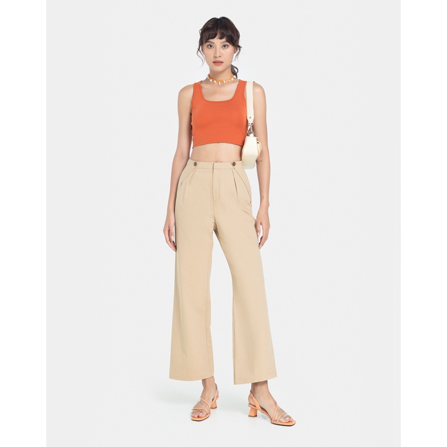 Áo Thun Dáng Crop JUNO Kiểu Dáng Sát Nách JNATH018
