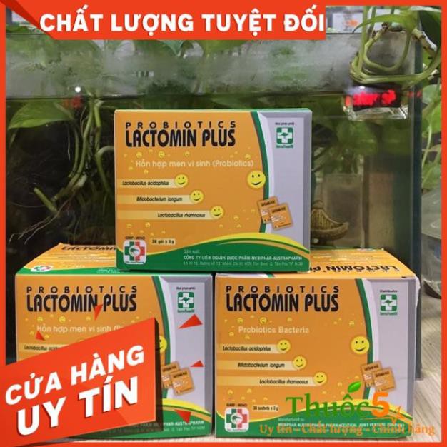 Men Vi Sinh Lactomin Plus Hỗ Trợ Đường Tiêu Hóa, Kích Thích Hệ Miễn Dịch Hộp 30 Gói