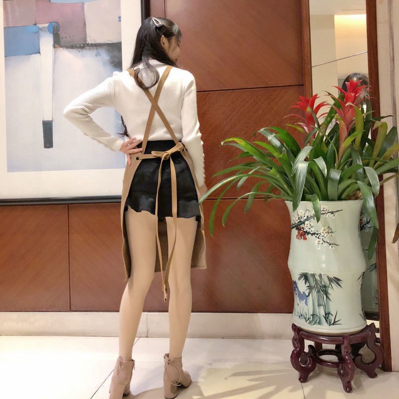 Tạp Dề Không Tay Bằng Vải Canvas Chất Lượng Cao