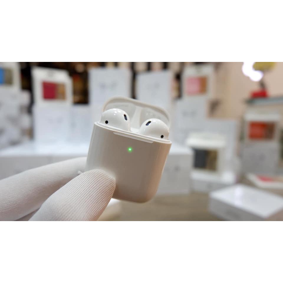 [ FREE SHIP ] Tai nghe Bluetooth AIRPODS 2 - Full Chức Năng Định Vị/ Đổi Tên/ Sạc Không Dây - BH 12 tháng