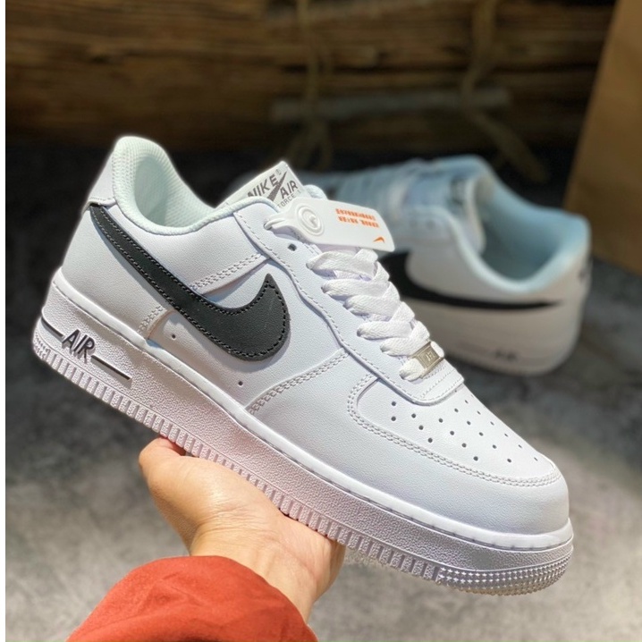 [AF1NEW] Giày Thể Thao Sneaker AF1 custom Trắng Vệt đen Cao cấp ảnh thật