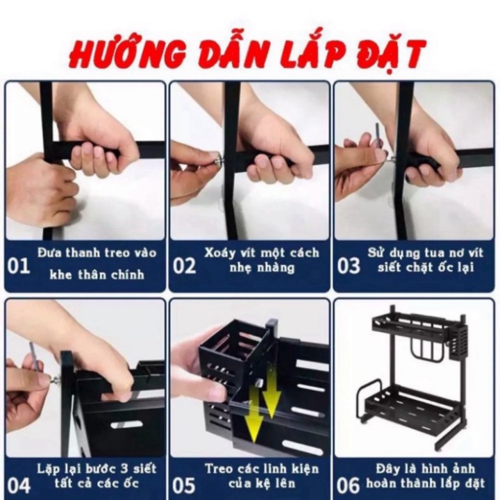 Kệ gia vị inox 2 tầng  sơn tĩnh điện - Kệ  đựng gia vị 2 tầng, 3 tầng cao cấp tayhai627