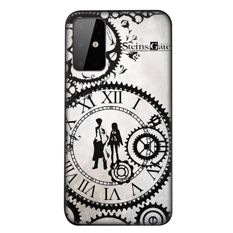 Ốp lưng hình Steins;Gate Anime cho Samsung Galaxy Note 20 Ultra 10 9 8 Plus A60 A70 A70s M40