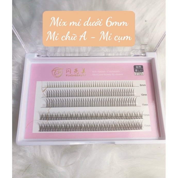 🎁Mi giả chữ A🔥đuôi cá ,mi dưới hottend trên tiktok Trung quốc ,mềm cong kiểu tự nhiên nhẹ nhàng cho mắt to ngây thơ