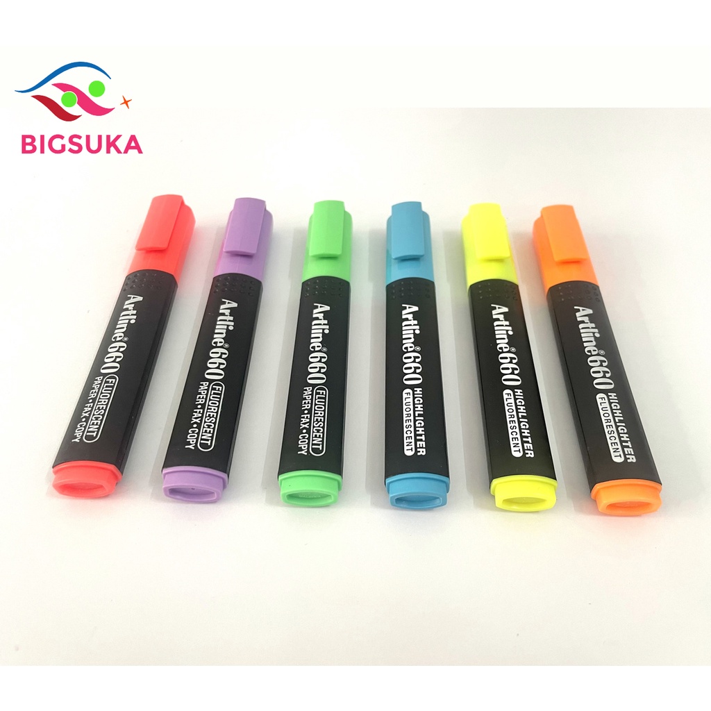 Bút highlight dạ quang nhiều màu Artline 660 BIGSUKA