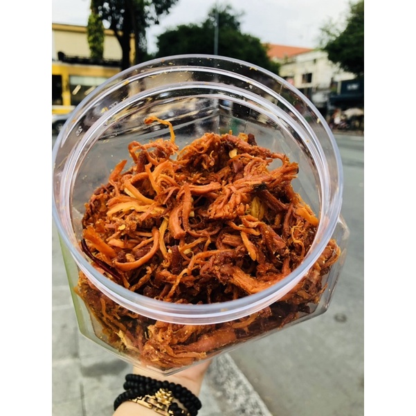Khô gà cháy tỏi Ông Béo 500gr, Nhà Làm, Ngon như khô bò. | BigBuy360 - bigbuy360.vn