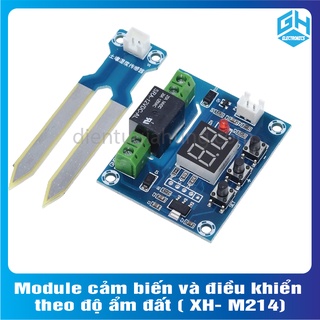 Module cảm biến và điều khiển theo độ ẩm đất ( XH- M214)