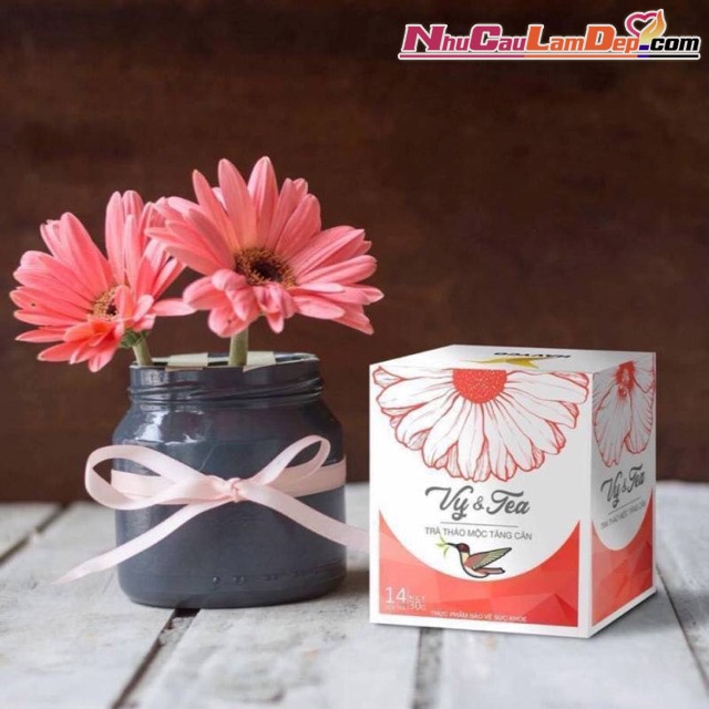 (Giá Tốt) Trà Tăng Cân Vy()Tea Cao Cấp (14 gói) Date Mới Chính Hãng Nguyên Tem Bao Check