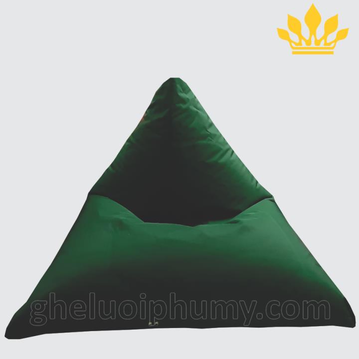 Ghế lười hạt xốp kim tự tháp vải bố trượt nước GH-KITT-BODO size S