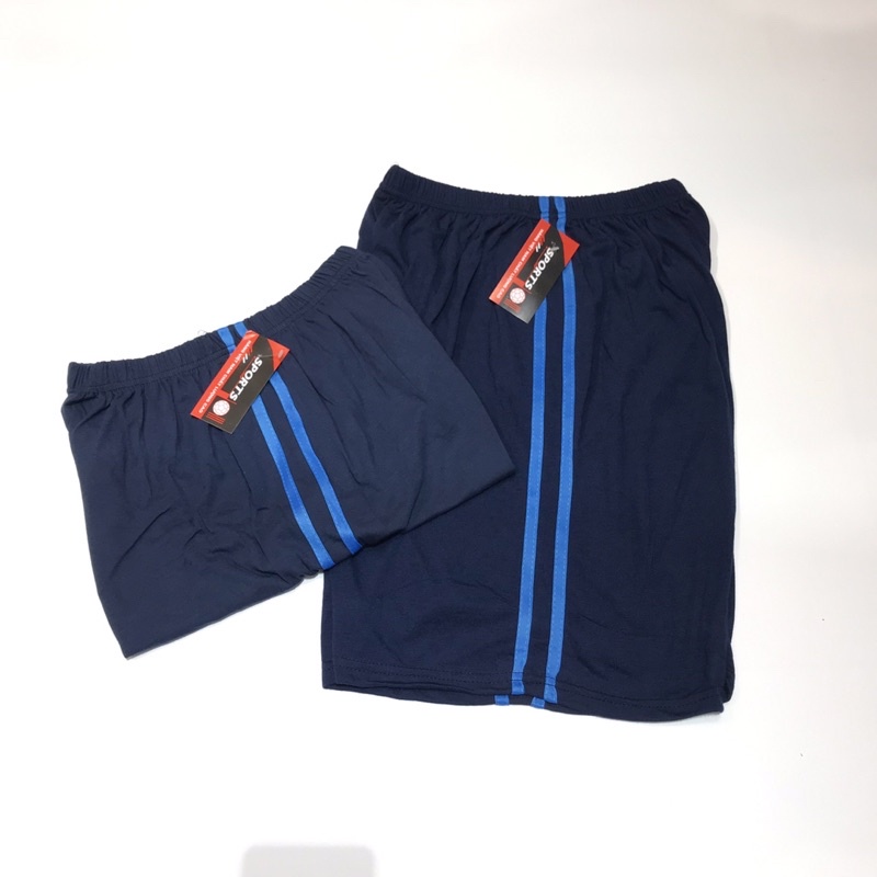 Quần Đùi Nam Thun Cotton Mặc Nhà - Quần Đùi Mặc Ngủ Nam Kẻ Sọc Đôi 2 Bên Chất Cotton Mềm Mại, Thoáng Mát
