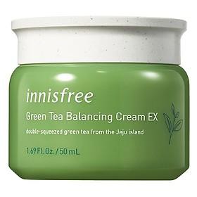 Kem dưỡng ẩm từ trà xanh đảo Jeju Innisfree Green Tea Balancing Cream EX 50ml - NEW