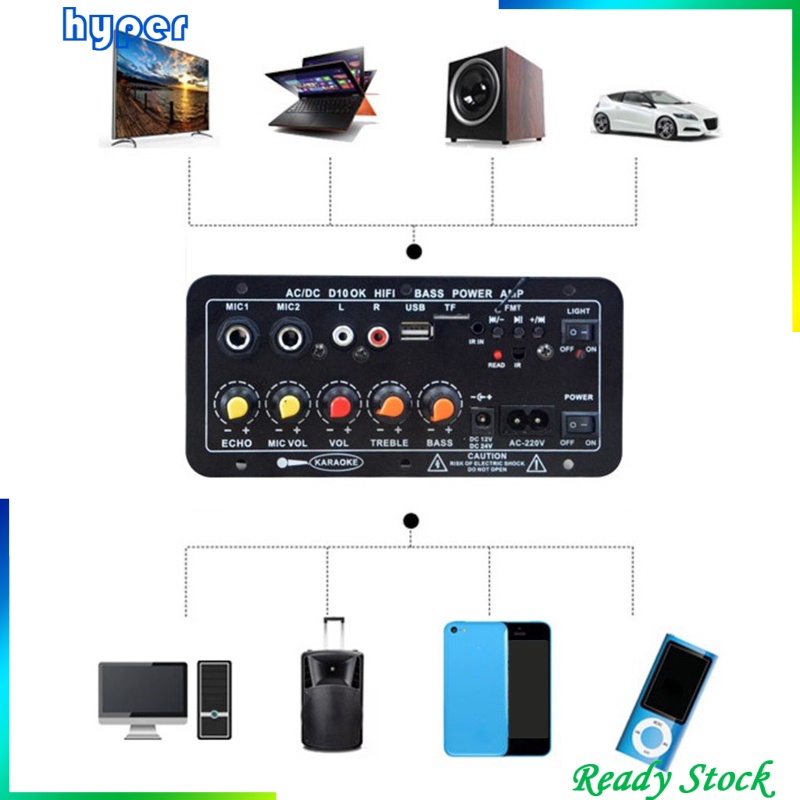 Mô Đun Khuếch Đại Âm Thanh 4.2 Bluetooth 30-120W 220V / 12V / 24V Chuyên Dụng Cho Xe Hơi