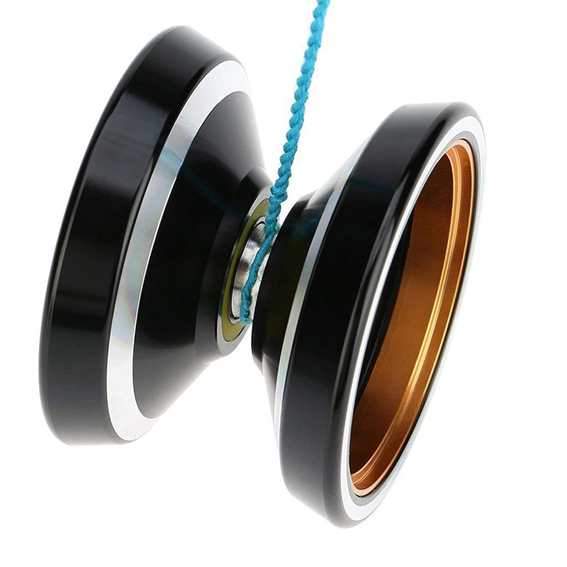 Đồ Chơi Yoyo Chuyên Nghiệp MAGICYOYO M001-B, Bằng Nhôm Có Vòng Kim Loại + Thêm 5 Dây + Túi Đựng