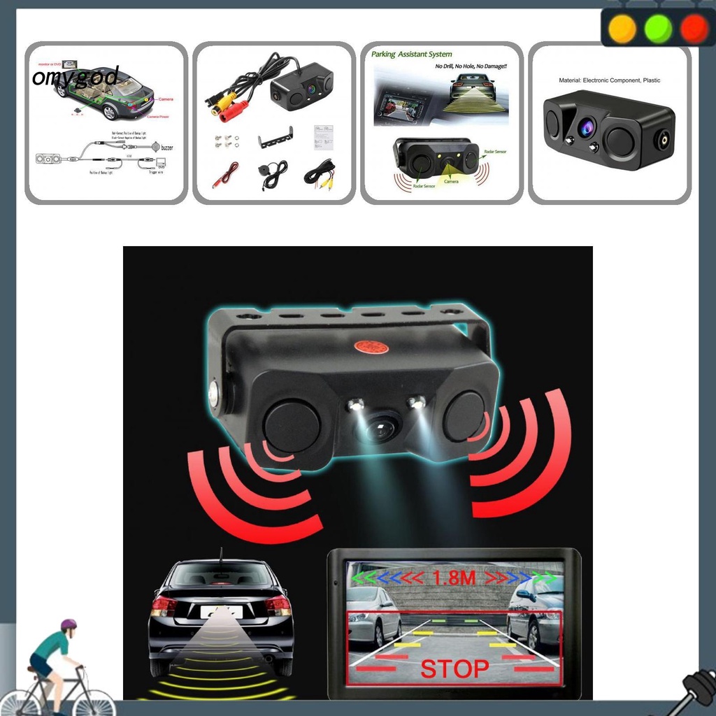 Camera lùi xe chống va chạm dễ lắp đặt cho xe hơi
