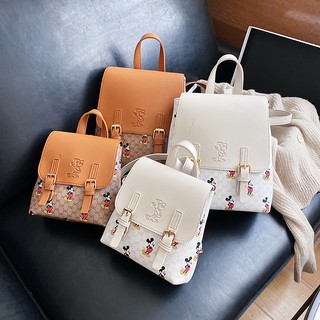 Balo Đi Học In Hình Chuột Mickey Thời Trang Hàn Quốc