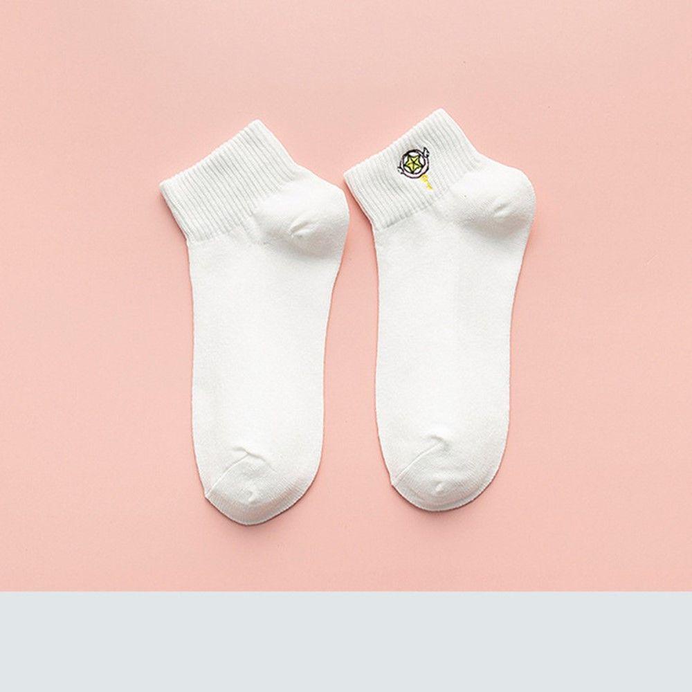 Okdeals Tất Ngắn Nữ ​ Áo Cotton Kiểu Hàn Quốc Thiết Kế Mới Đáng Yêu Cho Nữ