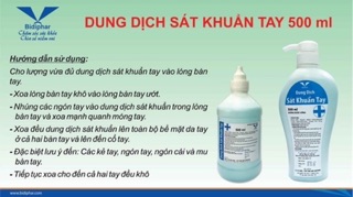 DUNG DỊCH SÁT KHUẨN TAY BIDIPHAR