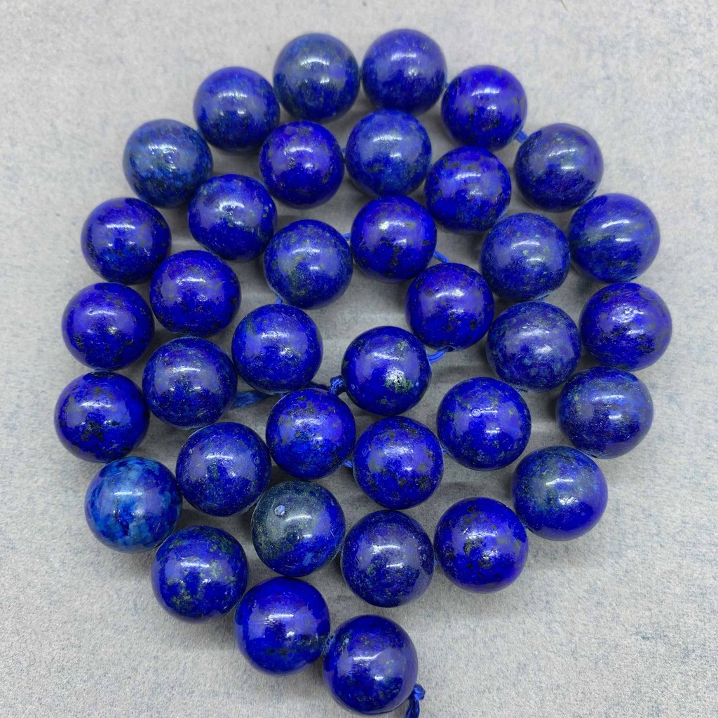 Chuỗi Hạt Đá Lapis Lazuli Tự Nhiên 4-16mm Dùng Để Làm Đồ Trang Sức Thủ Công