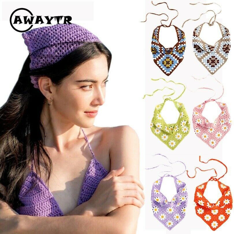 Băng Đô Vải Chiffon Co Giãn Họa Tiết Hoa Cúc Thời Trang Cho Nữ 48 Kiểu