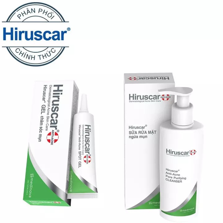 Hiruscar Sữa Rửa Mặt Cho Da Mụn Hiruscar Anti-Acne Cleanser 100ml