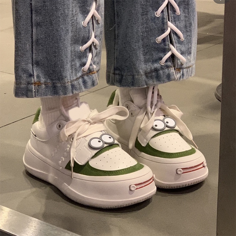 Giày thể thao nữ đôi mắt to G5917 phong cách năng động cá tính sneaker cute dễ thương thiết kế Ulzzang kèm ảnh thật