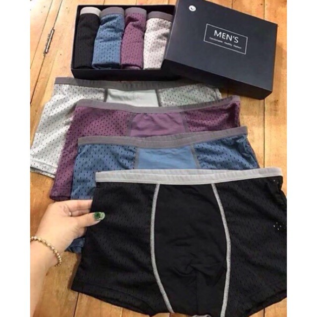 Set sịp đùi nam thông hơi siêu xịn Men's