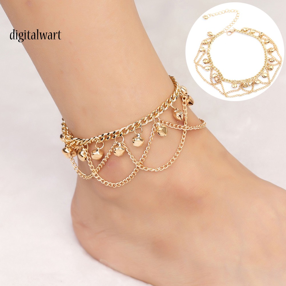 Lắc chân nữ gắn chuông phong cách Giáng Sinh xinh xắn | BigBuy360 - bigbuy360.vn