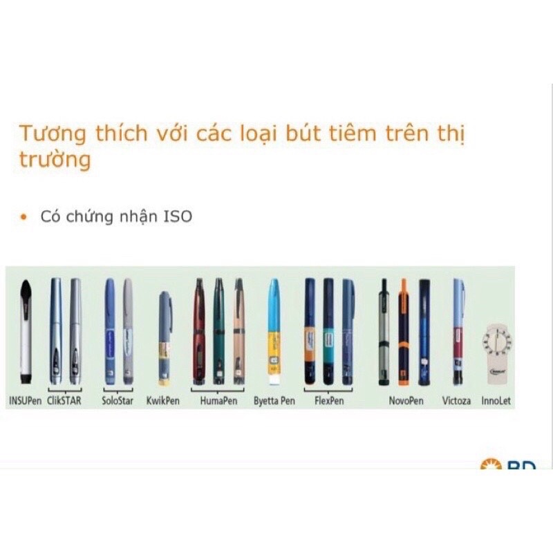 Đầu Kim Chích Tiểu Đường/ Đầu Kim Bánh Ú BD 32G- Kim BD Ultra
