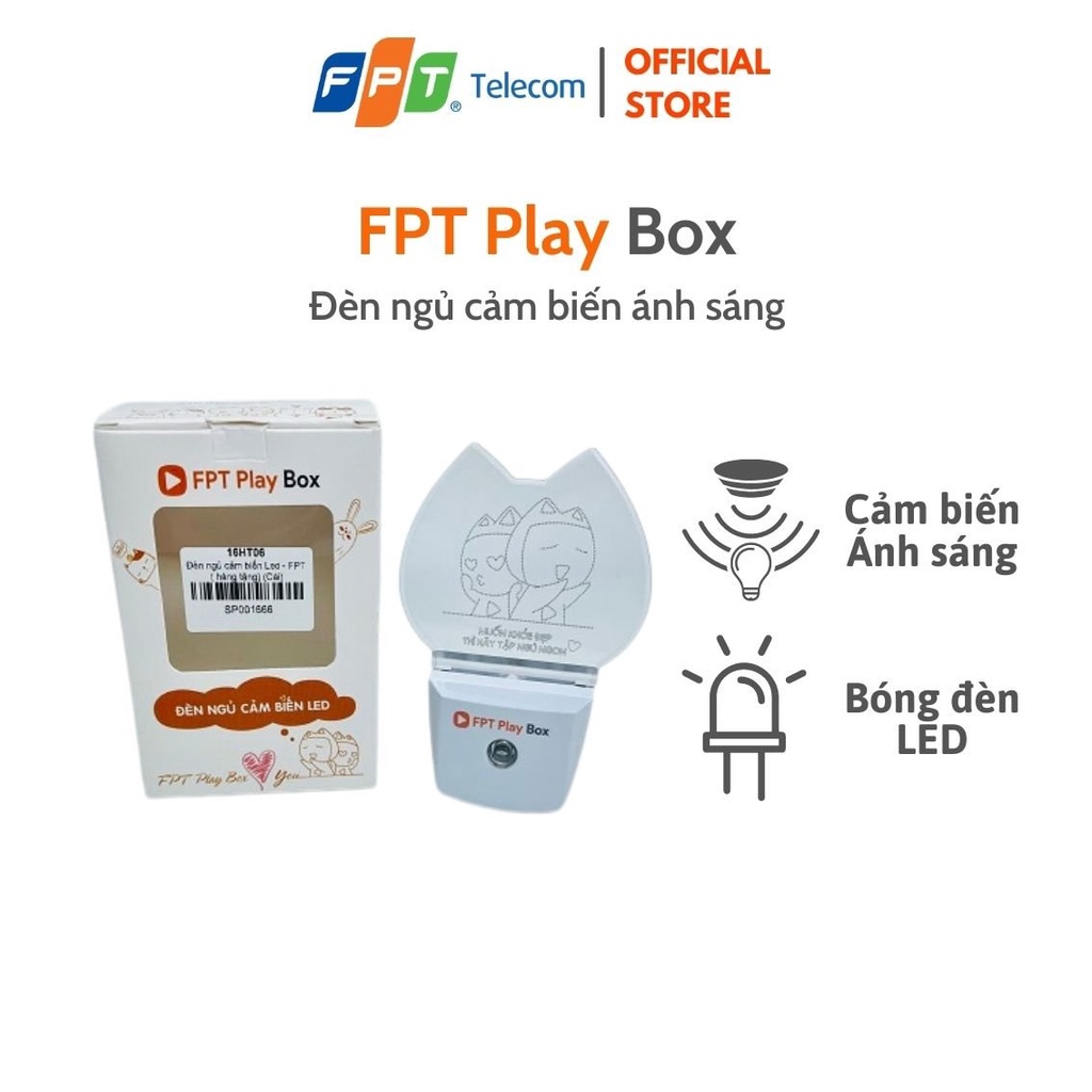 Đèn ngủ cảm biến ánh sáng FPT Play Box