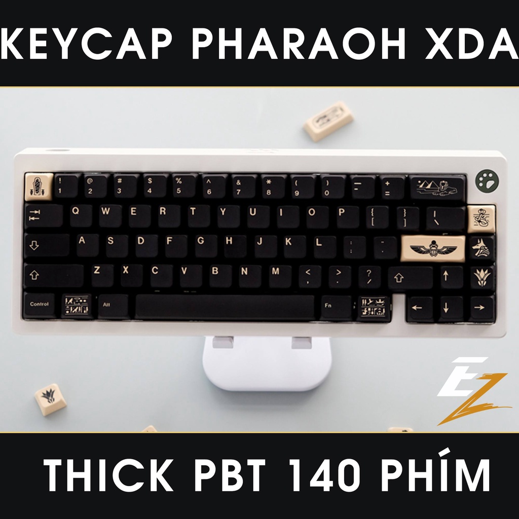 [Mã 33ELSALE hoàn 7% xu đơn 300k] Keycap Cho Bàn Phím Cơ Pharaoh Thick PBT XDA Profile 140 Phím