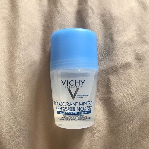 Vichy Déodorant Mineral 48h - Lăn Khử Mùi Không Cồn 50ml