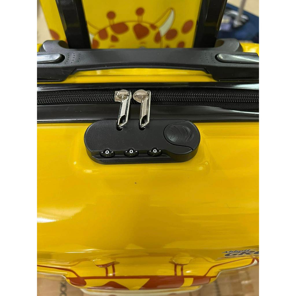 Vali kéo Du Lịch Cho bé Hình Hươu Cười Màu Vàng Đáng Yêu Giá Rẻ Vali Chắc Chắn